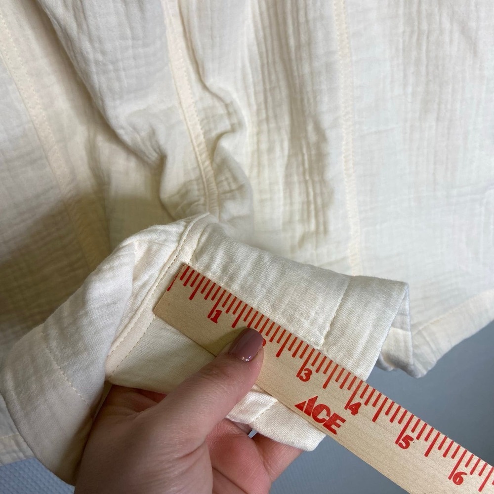 Madewell | Womans Cream Shorts XXL Cotton Pockets - Picture 6 of 9